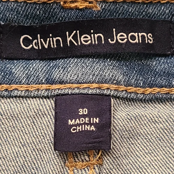 NWOT Calvin Klein blue jean skirt size 30 - Picture 10 of 13